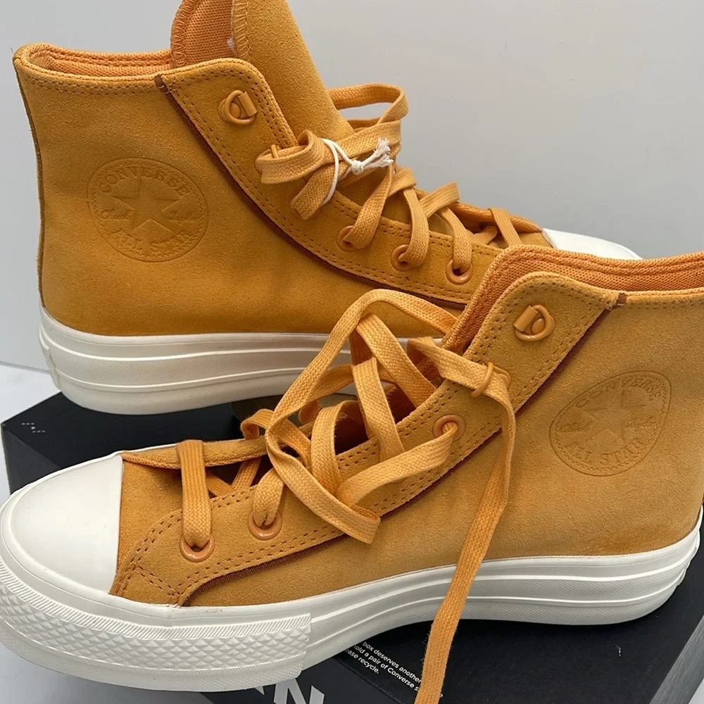 Converse WMNS CTAS LIFT HI TIGER MOTH/TAWNY OWL/EGRET A05419C Platforms Sneakers